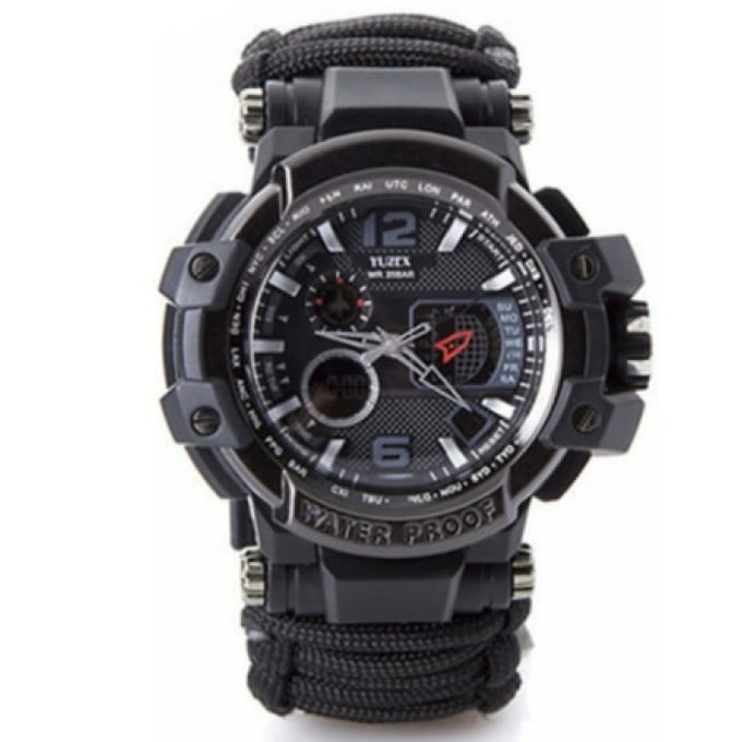 Montre multifonctionnelle paracorde tactique militaire - Top Militaire