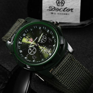 Montre militaire bracelet en nylon