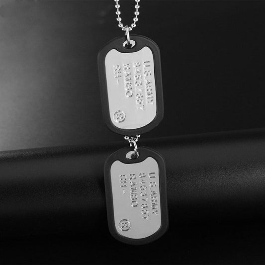 Collier de soldat militaire double étiquette - Top Militaire