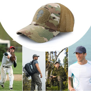 Casquette militaire respirante motif camouflage - Top Militaire