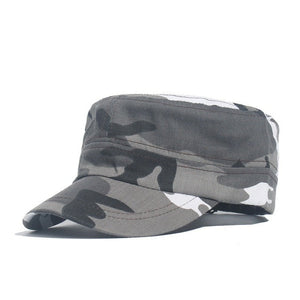 Casquette militaire carrée motif camouflage - Top Militaire