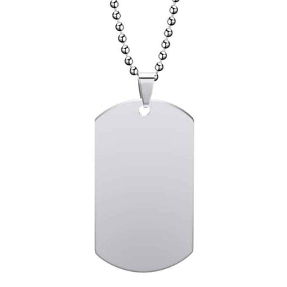 Collier pendentif en acier inoxydable militaire - Top Militaire