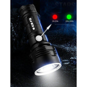 Lampe torche tactique puissante militaire rechargeable - Top Militaire