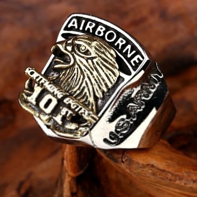Bague militaire parachutiste - Top Militaire