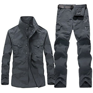 Tenue miliaire chemise et pantalon cargo