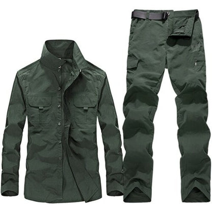 Tenue miliaire chemise et pantalon cargo - Top Militaire