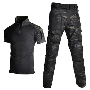 Tenue militaire t-shirt et pantalon