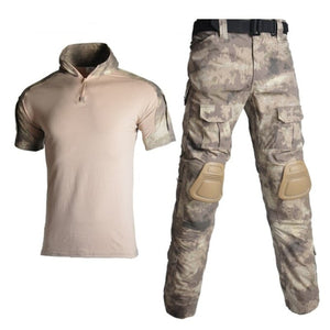 Tenue militaire t-shirt et pantalon