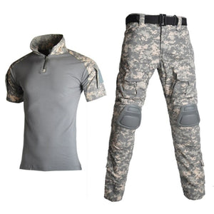 Tenue militaire t-shirt et pantalon