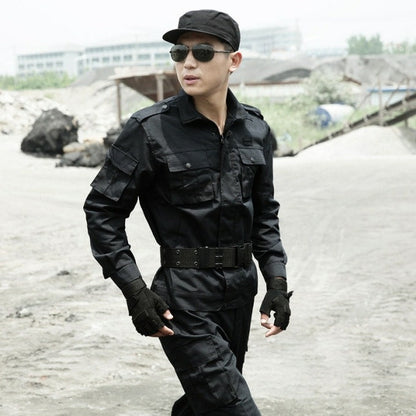 Tenue militaire noire - Top Militaire