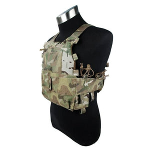 Gilet tactique airsoft à scratch - Top Militaire