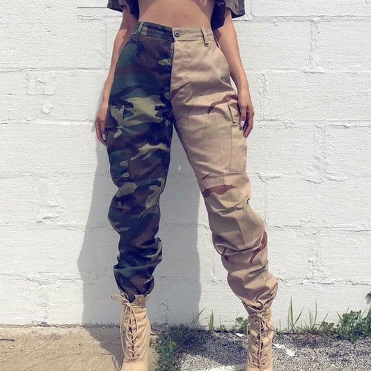 Treillis militaire femme combinaison Patchwork - Top Militaire
