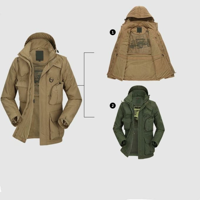 Manteau militaire homme en polaire épaisse - Top Militaire