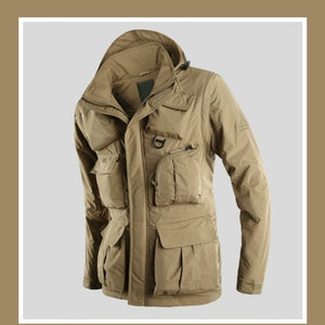 Manteau militaire homme en polaire épaisse