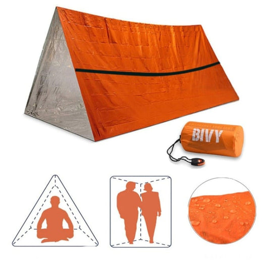 Tente de survie orange - Top Militaire