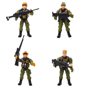 Figurines militaires 6 pièces jouet