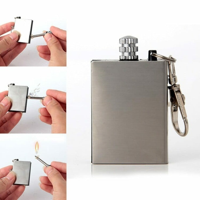 Briquet de survie en acier inoxydable de haute qualité