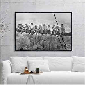 Tableau militaire noir et blanc