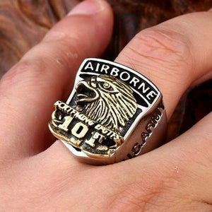 Bague militaire parachutiste