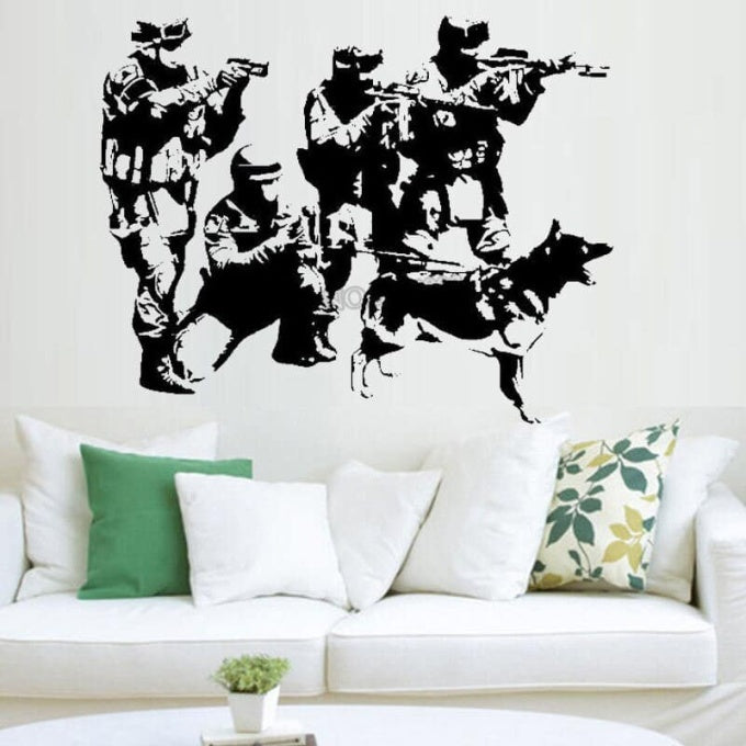Sticker militaire mural - Top Militaire