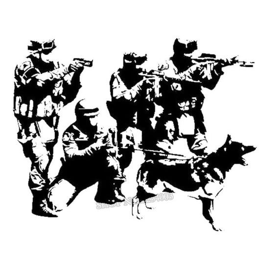 Sticker militaire mural - Top Militaire