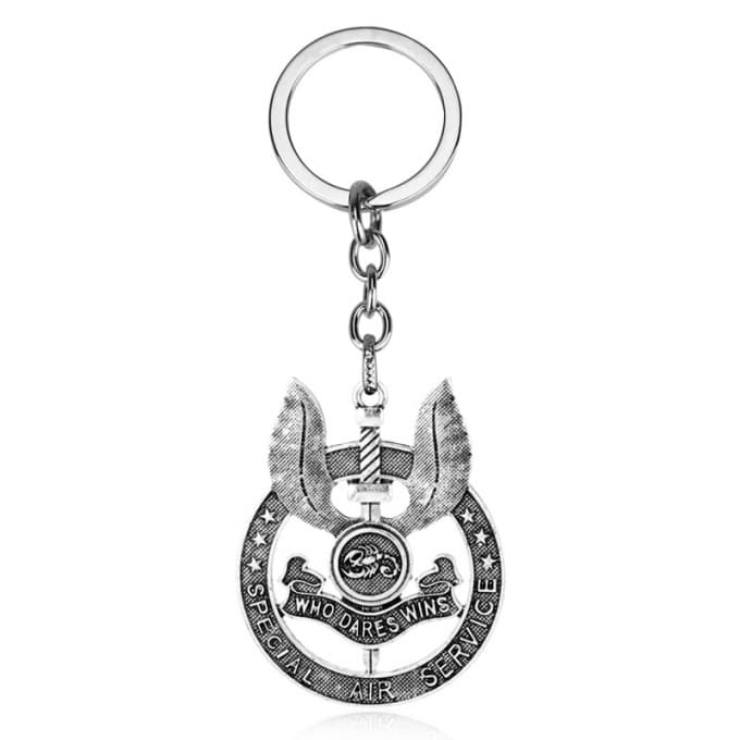 Porte-clés militaire “who dares wins” - Top Militaire