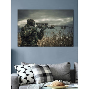 Tableau militaire sniper