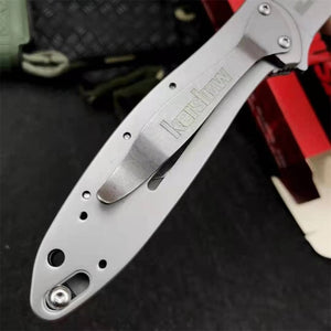 Couteau pliant Kershaw de survie 1660 blanc - Top Militaire