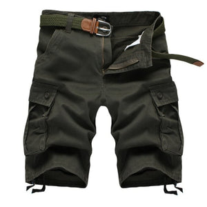 Short militaire kaki