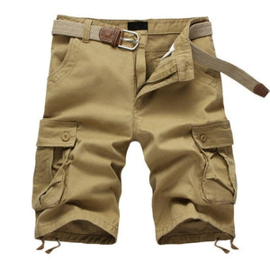 Short militaire kaki