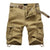 Short militaire kaki