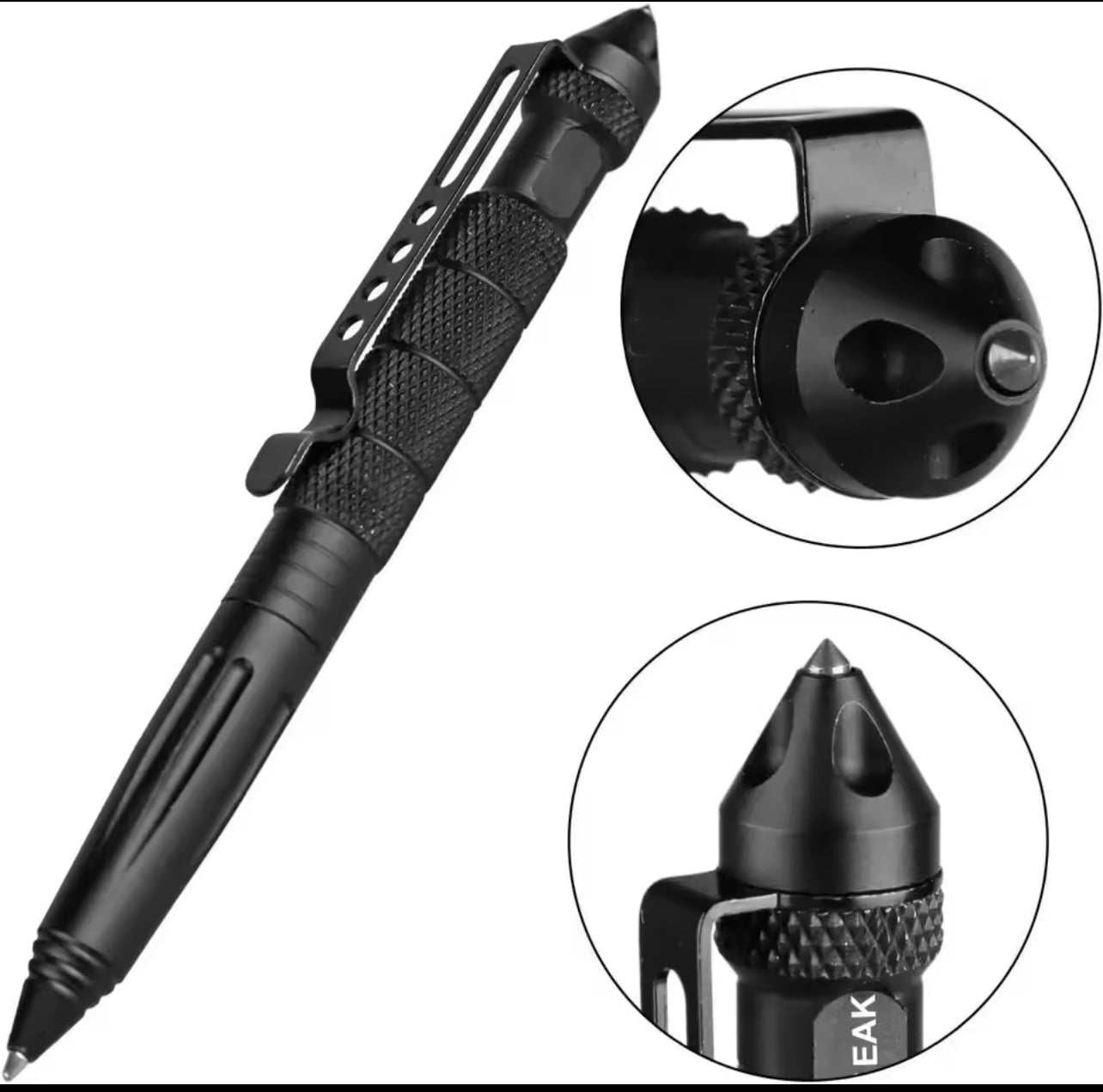 Kit Stylo Tactique d’Auto-Défense en Aluminium – Écriture &amp; Sécurité à Portée de Main