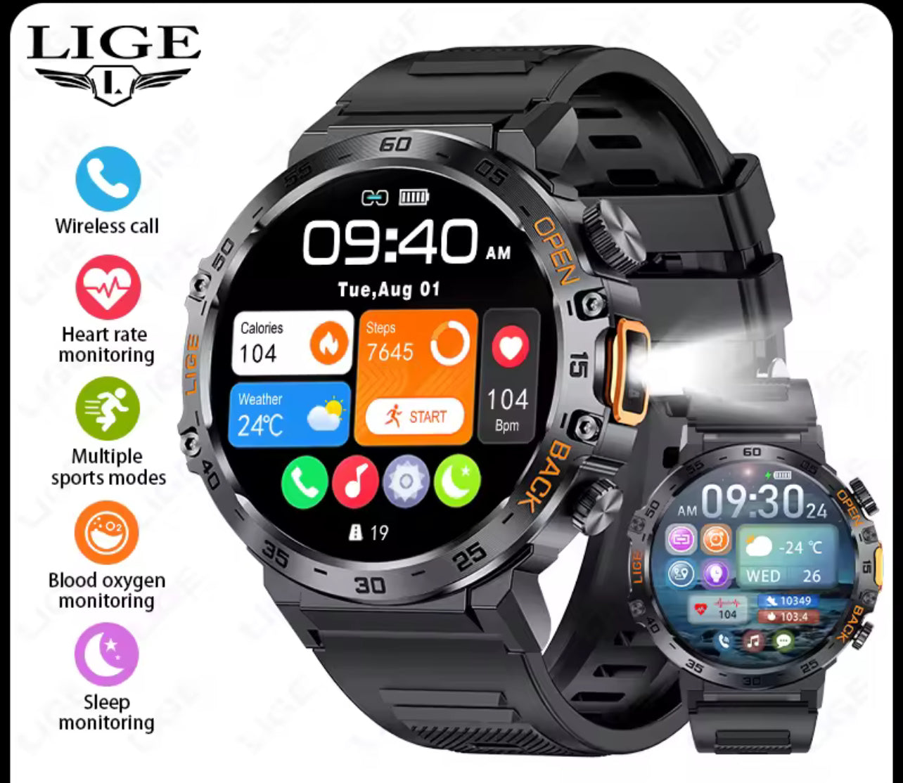 Montre Militaire Tactique Connectée - Top Militaire