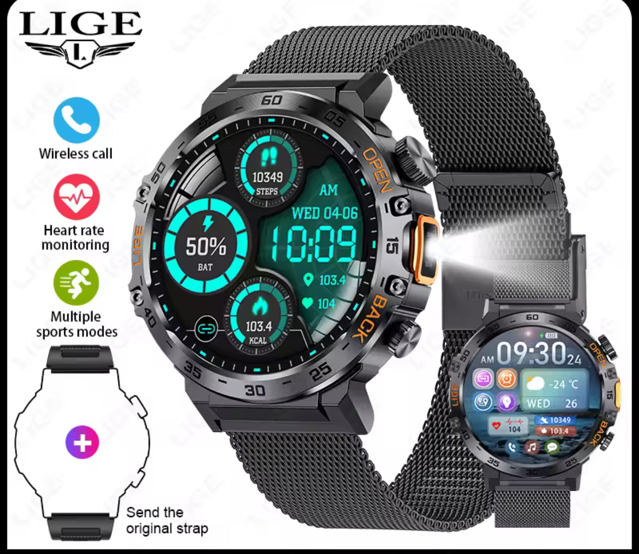 Montre Militaire Tactique Connectée - Top Militaire
