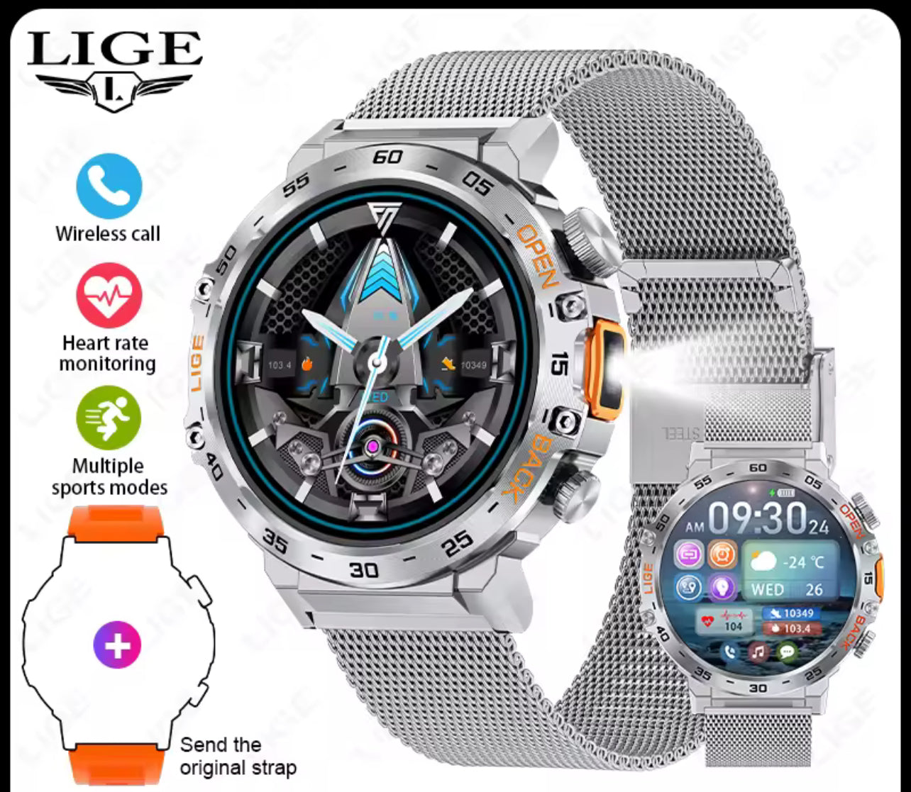 Montre Militaire Tactique Connectée - Top Militaire