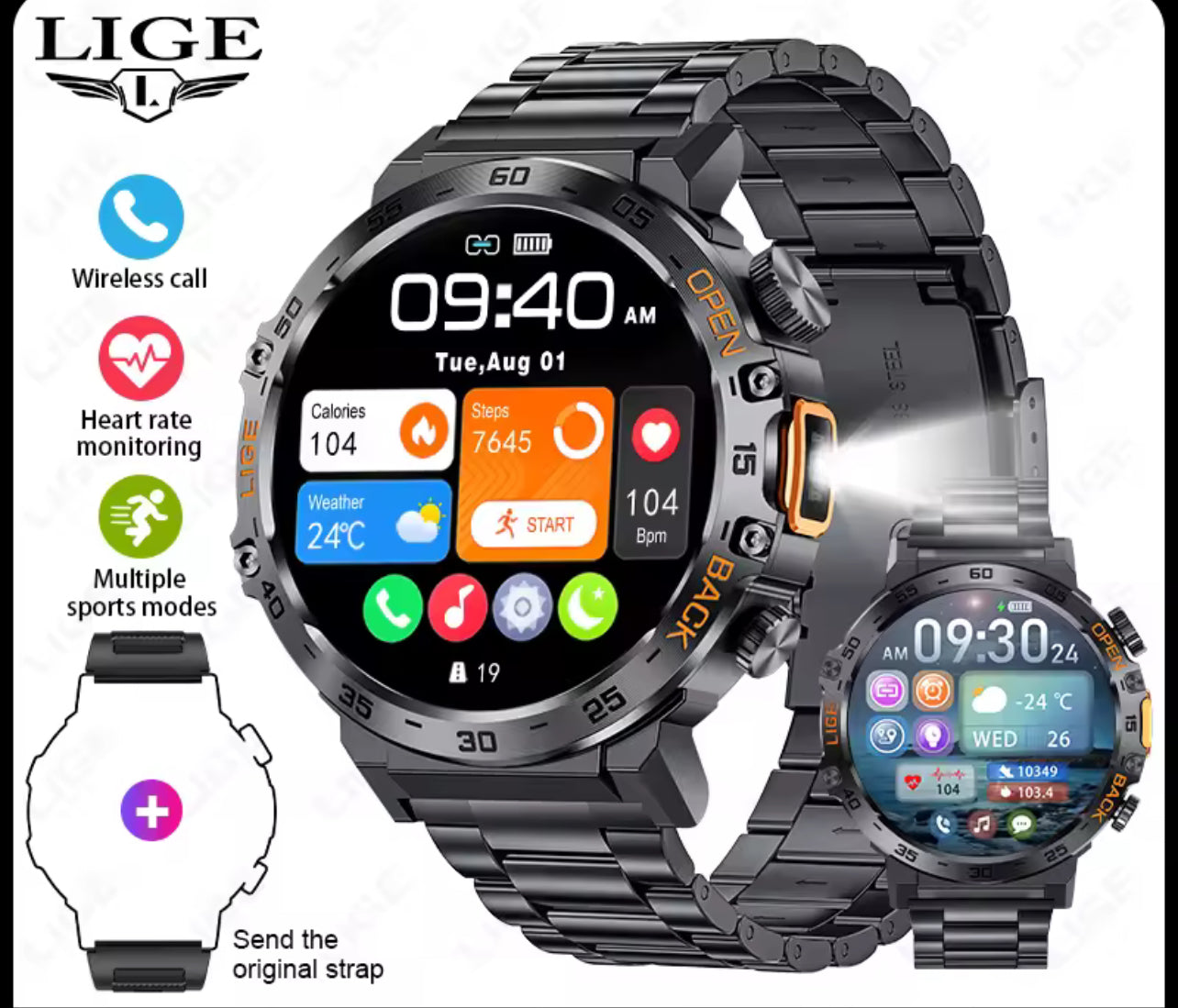 Montre Militaire Tactique Connectée - Top Militaire