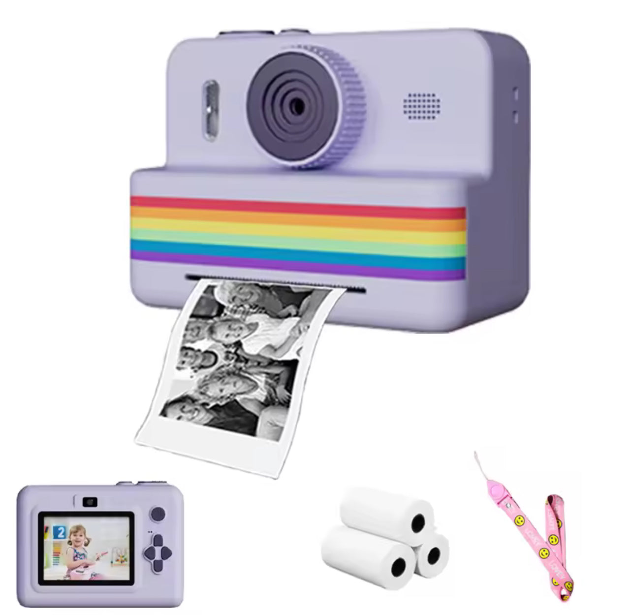 Appareil Photo Numérique pour Enfants avec Impression Instantanée - Top Militaire
