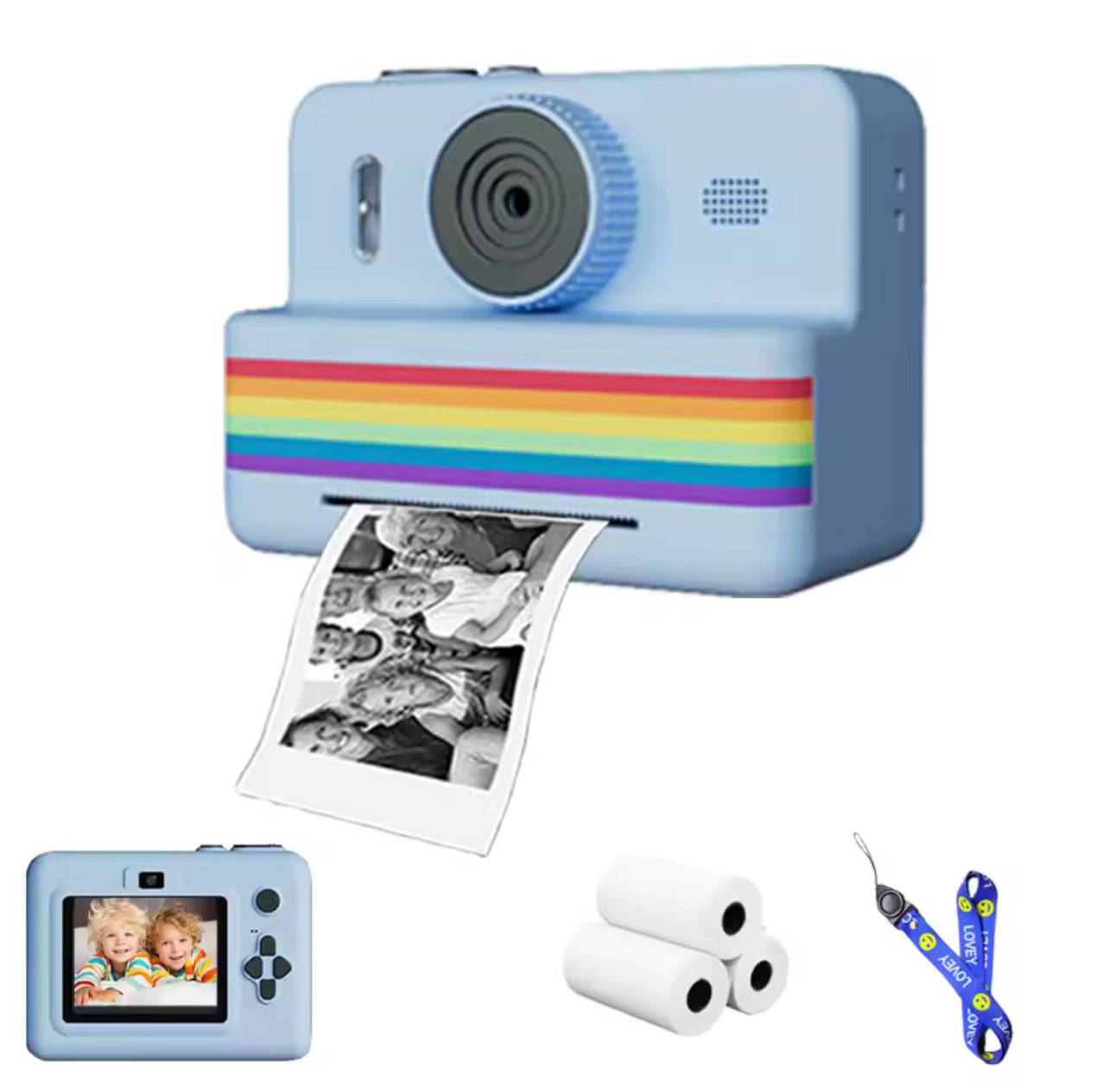 Appareil Photo Numérique pour Enfants avec Impression Instantanée - Top Militaire