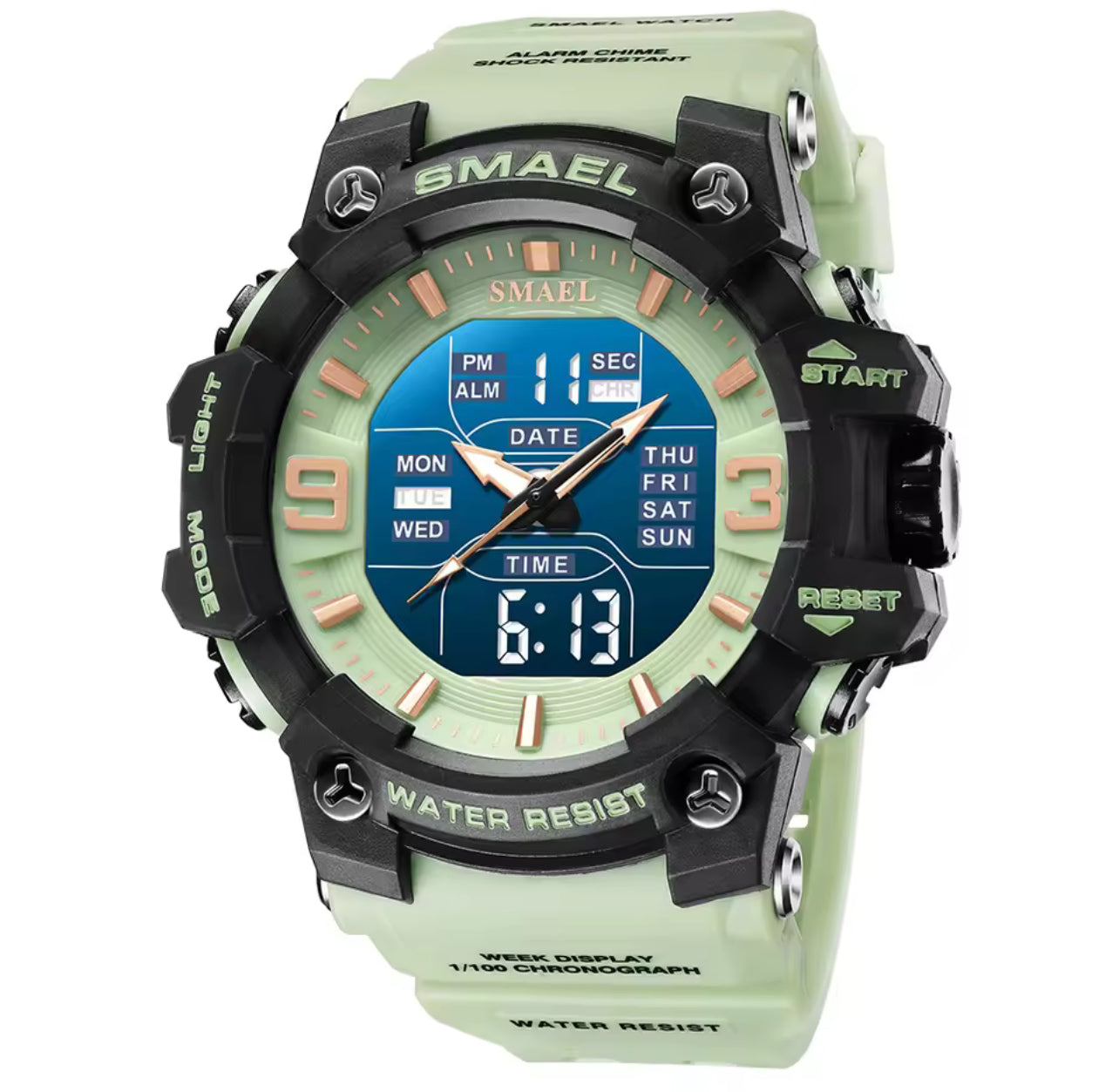 Montre militaire homme – Sport étanche camouflage double affichage - Top Militaire