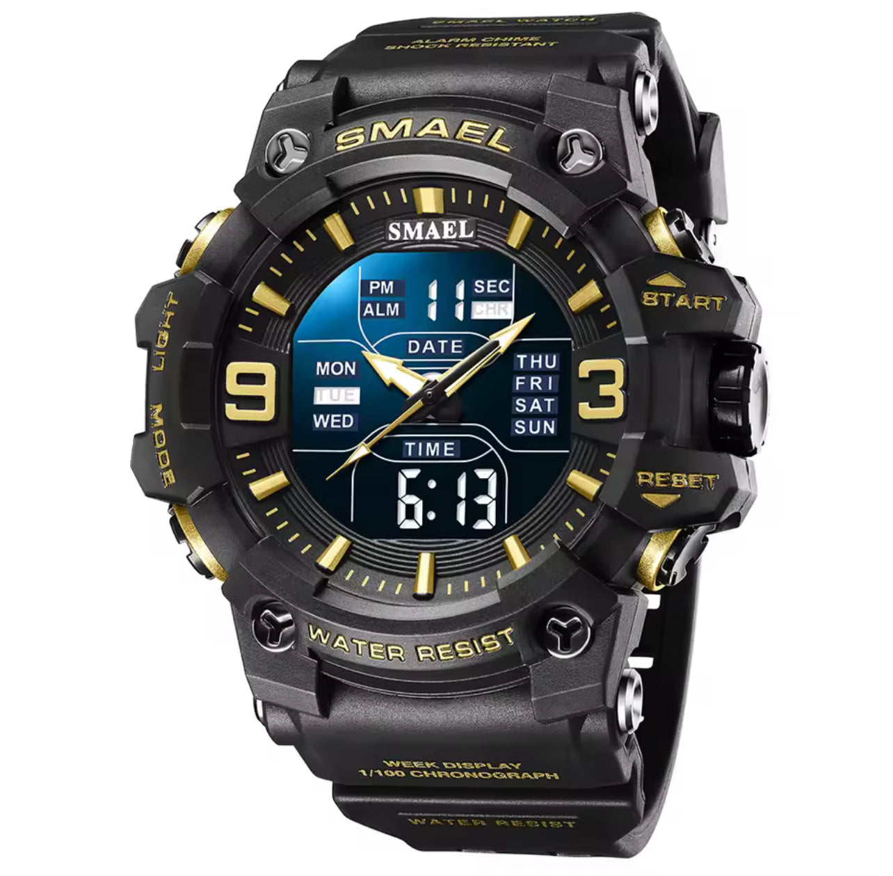 Montre militaire homme – Sport étanche camouflage double affichage - Top Militaire