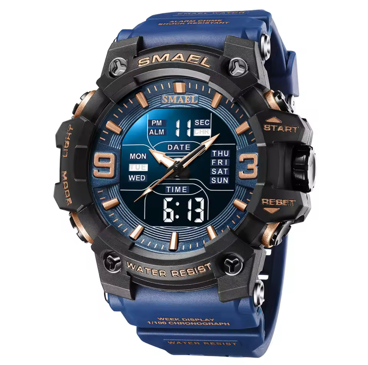 Montre militaire homme – Sport étanche camouflage double affichage - Top Militaire