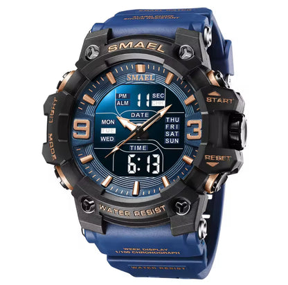 Montre militaire homme – Sport étanche camouflage double affichage - Top Militaire