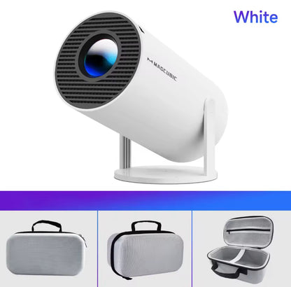 Projecteur Magnétique HY300 Pro 4K Android 11 – Mini Vidéoprojecteur Portable Home Cinéma - Top Militaire
