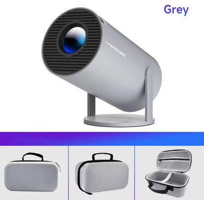 Projecteur Magnétique HY300 Pro 4K Android 11 – Mini Vidéoprojecteur Portable Home Cinéma - Top Militaire