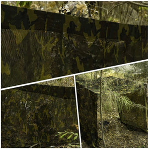 Filet de camouflage “woodlands” en maille fine et légère