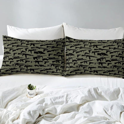 Housse de couette militaire motif arme - Top Militaire