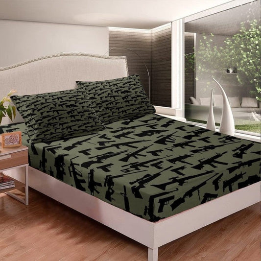 Housse de couette militaire motif arme - Top Militaire