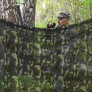 Filet de camouflage “jungle” en maille fine et légère