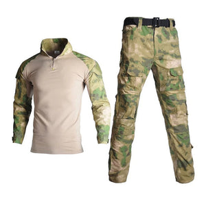 Tenue militaire tactique avec genouillère