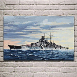 Peinture navire de guerre